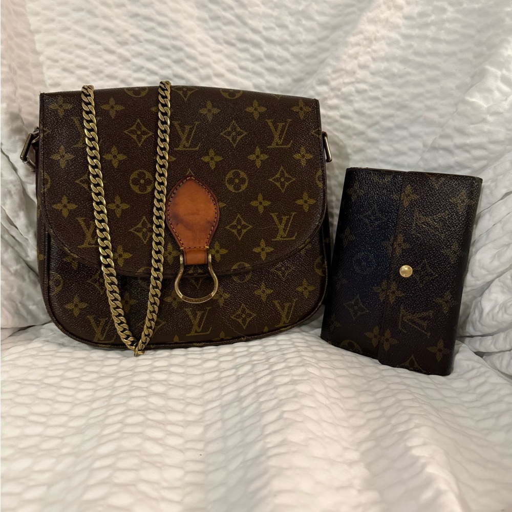Louis Vuitton Brown Monogram Crossbody Bag